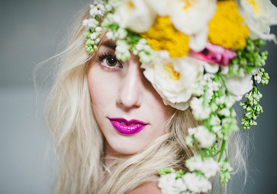 Floral headpieces | 100 Layer Cake