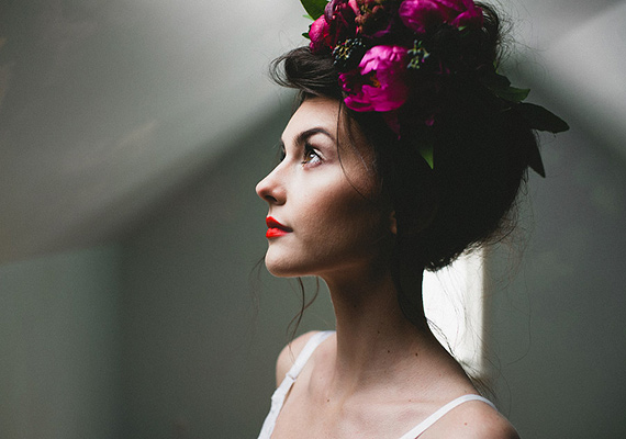 Floral headpieces | 100 Layer Cake