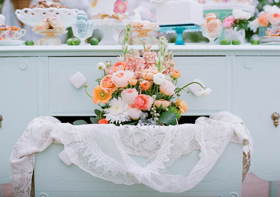 Spring tea party shower ideas | 100 Layer Cake