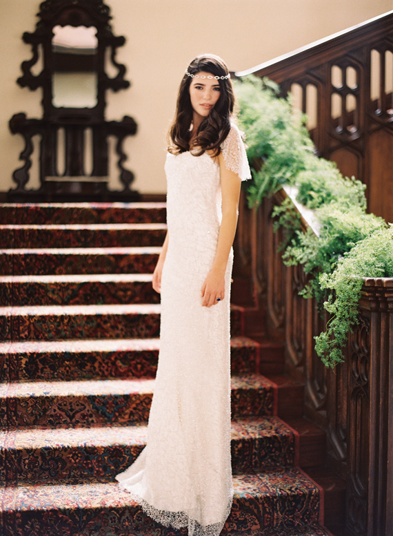 And something blue wedding gown | photo by Jessica Burke | 100 Layer Cake