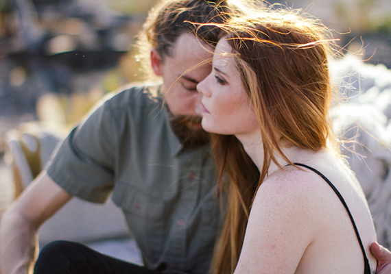 surprise proposal at Salton Sea State Park | photo by Lace and Likes | 100 Layer Cake 