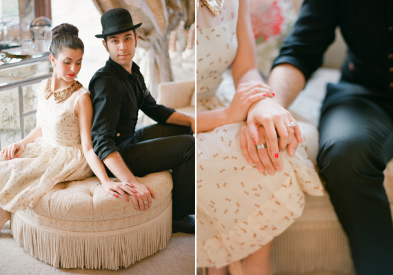 vintage elopement ideas | photo by Kate Romenesko | 100 Layer Cake