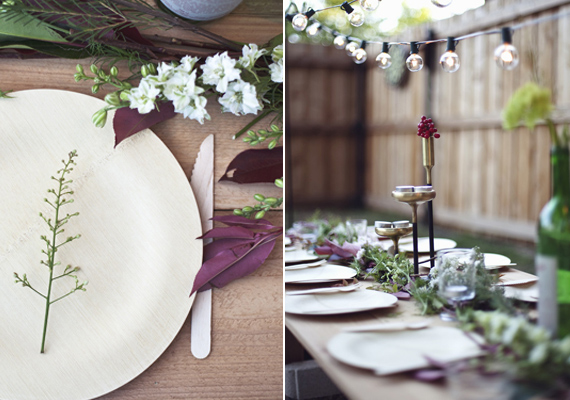 Vintage botanical dinner party idea | photo by Meghan Sadler | 100 Layer Cake