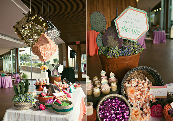 Mexican inspired beach wedding | photo by Amelia Lyon Photography | 100 Layer Cake