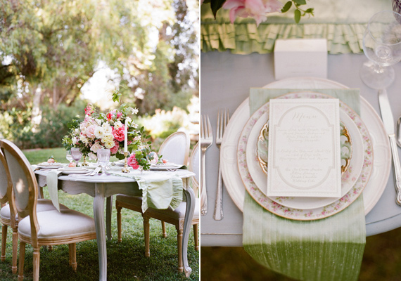 Romantic English garden wedding inspiration | photo by Tonya Joy | 100 Layer Cake 