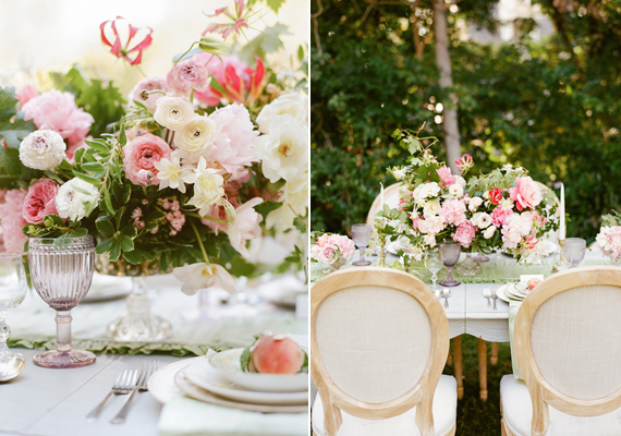 Romantic English garden wedding inspiration | photo by Tonya Joy | Cake by Sweet and Saucy | 100 Layer Cake 