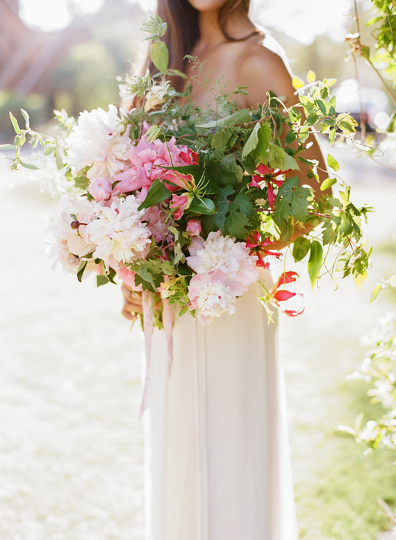 Romantic English garden wedding inspiration | photo by Tonya Joy | Dress by Kristie Kelly | 100 Layer Cake 