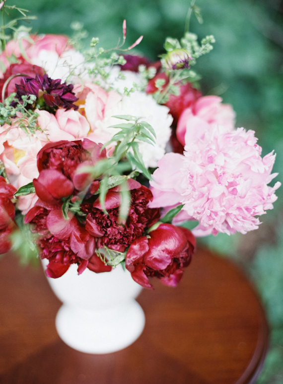 peony floral inspiration | flowers by Janie Medley Flora Design | photo by Laura Gordon | 100 Layer Cake