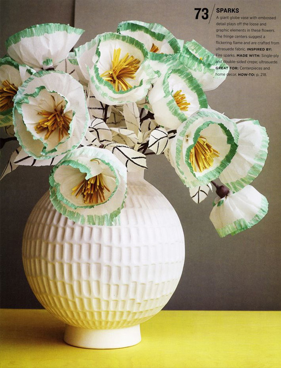 Paper flower book from Thuss + Farrell Wedding Inspiration 100