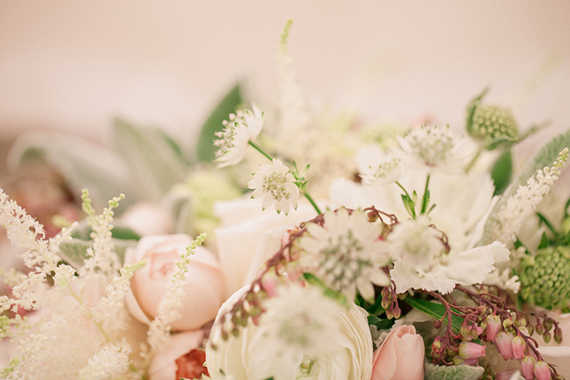 Soft peach bridal bouquet recipe | photo by J. Layne Photography | Flowers by  Ruby Reds Floral & Garden | 100 Layer Cake