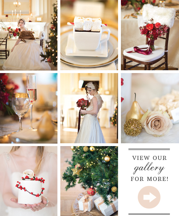  Christmas wedding and party inspiration | photo by Maru Photography | 100 Layer Cake
