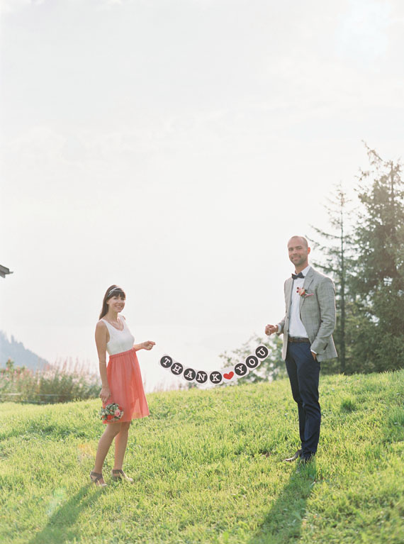 Whimsical Switzerland wedding | Photo by Miguel Varona | Read more - https://www.100layercake.com/blog/?p=67833