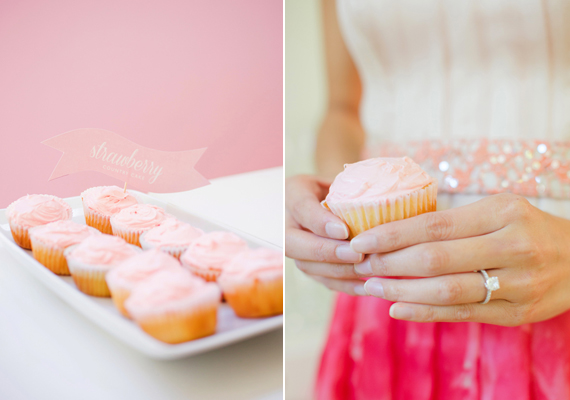 Modern cakes and frills bridal shower | photo by Gladys Jem | Read more - https://www.100layercake.com/blog/?p=68138