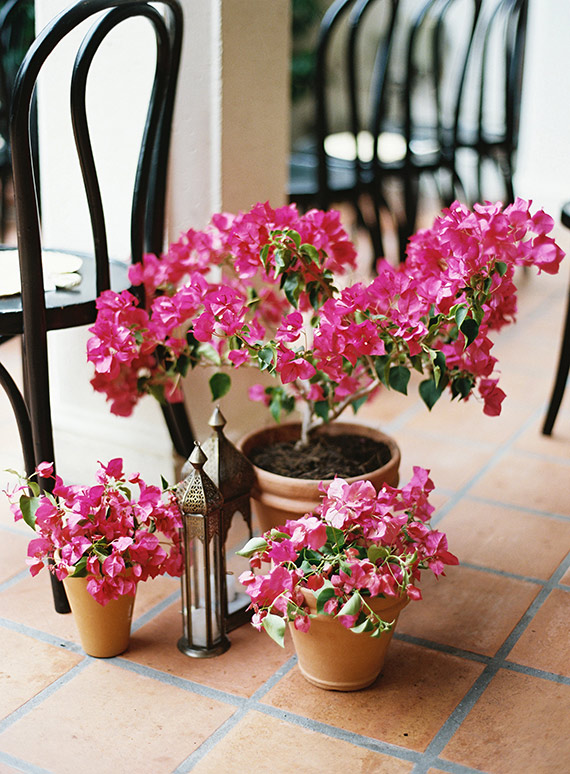 buganvilia florals | Photo by Jill Thomas Photography | Read more - https://www.100layercake.com/blog/?p=68885