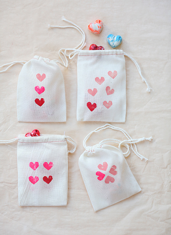 DIY heart crayons for Valentine's day | 100 Layer Cake