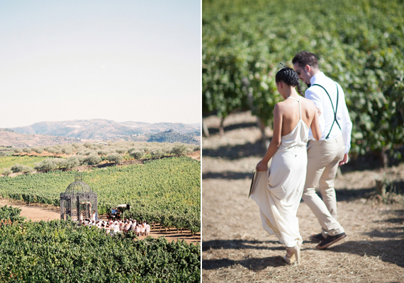 Elegant Portugal vineyard wedding | Photo by André Teixeira from Branco Prata | Read more - https://www.100layercake.com/blog/?p=70468