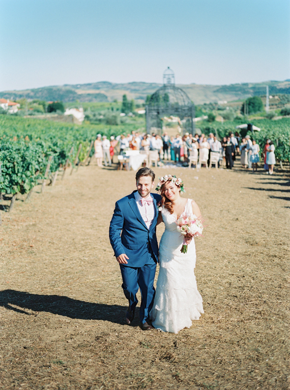 Elegant Portugal vineyard wedding | Photo by André Teixeira from Branco Prata | Read more - https://www.100layercake.com/blog/?p=70468