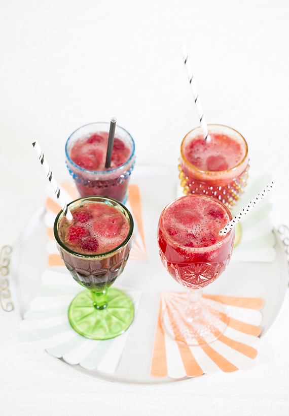 Champagne sorbet float recipe Champagne cocktail 100 Layer Cake