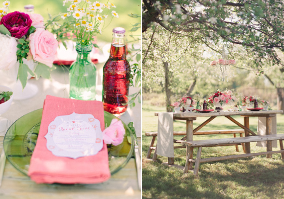 Pink and strawberry wedding ideas | Photo by Weber Photography | Read more - https://www.100layercake.com/blog/?p=71453