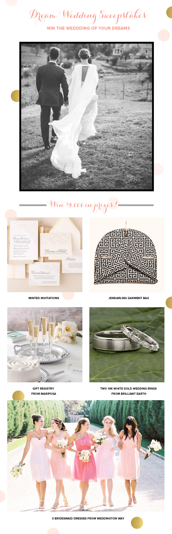Win a dream wedding package by Minted | Sweepstakes | 100 Layer Cake