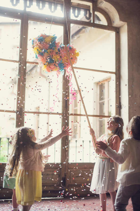Whimsical kid friendly wedding ideas | Photo by Giuli and Giordi | Read more - https://www.100layercake.com/blog/?p=74917