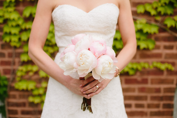 Peony bouquet | Photo by Katie Kett Photography | Read more - https://www.100layercake.com/blog/?p=76330 