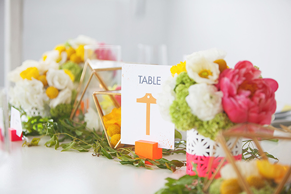 Neon wedding and party ideas | Photo by Christine Farah Photography | Read more - https://www.100layercake.com/blog/?p=76795