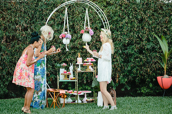 Aloha bridal shower inspiration  | Photo by Megan Welker | Design by Beijos Events | Read more -  https://www.100layercake.com/blog/?p=78612