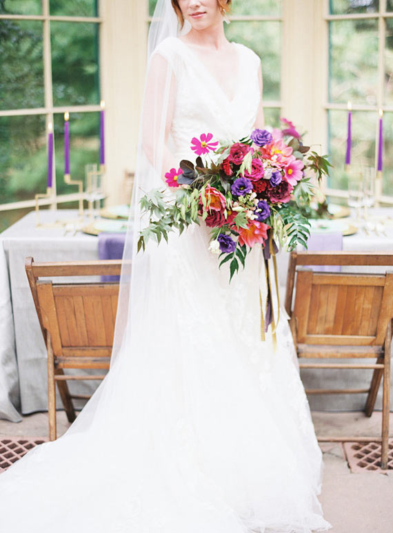 Modern jewel toned wedding inspiration | Photo by Kayla Barker Fine Art Photography | Read more - https://www.100layercake.com/blog/?p=80286