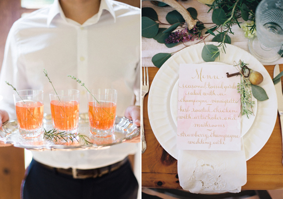 Watercolor French Provincial wedding inspiration | Photo by Live View Studios | Read more - https://www.100layercake.com/blog/?p=80233