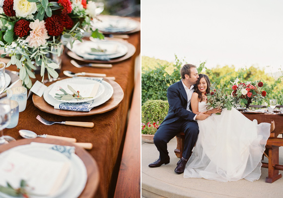 California fall wedding inspiration | Photo by Danielle Poff Photography | Read more - https://www.100layercake.com/blog/?p=79617
