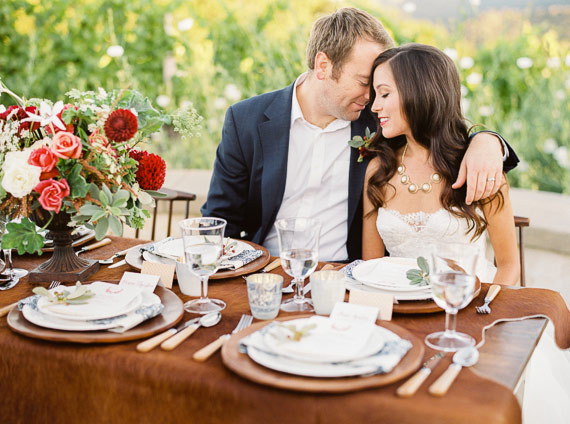 California fall wedding inspiration | Photo by Danielle Poff Photography | Read more - https://www.100layercake.com/blog/?p=79617