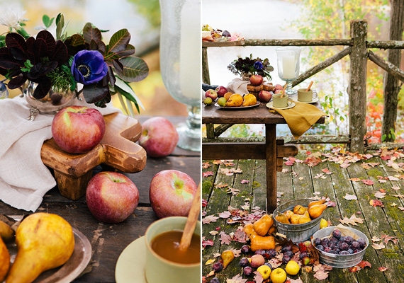 Fall entertaining inspiration | Photo by Shannen Natasha Photography of The Wedding Artist Collective | Read more - https://www.100layercake.com/blog/?p=81985