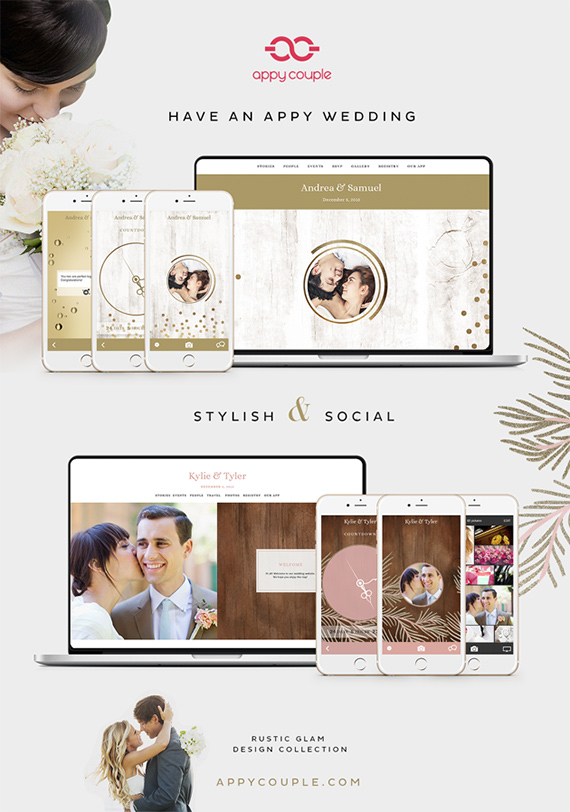 Appy Couple wedding wedsite and app | 100 Layer Cake