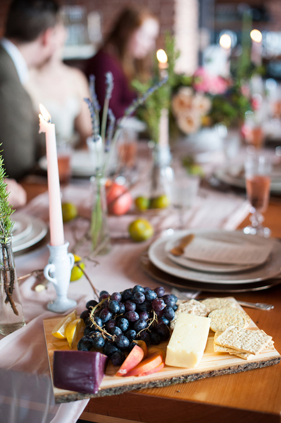 Intimate restaurant wedding inspiration | Photo by Sarah Box Photography | Read more - https://www.100layercake.com/blog/?p=84840