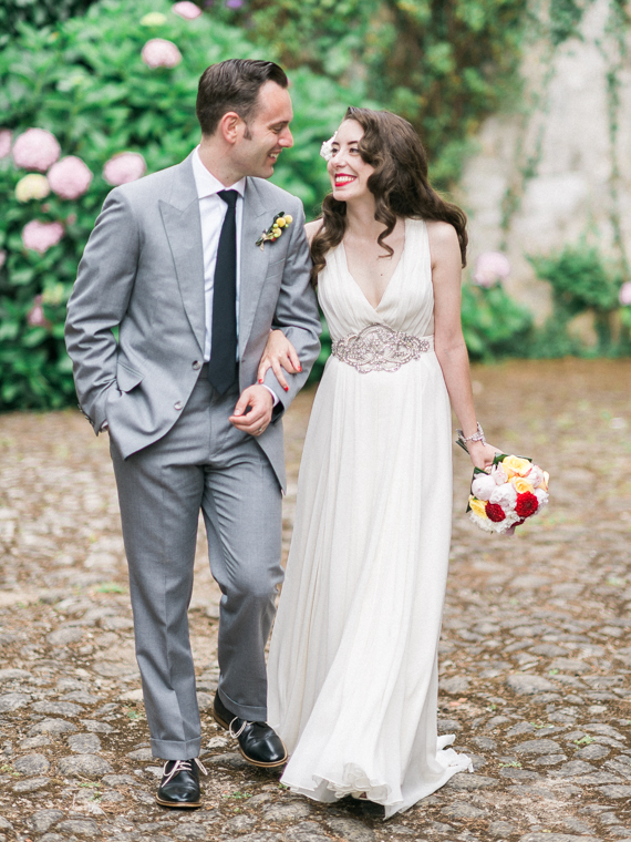 Vintage Portugal wedding | Photo by Love Is My Favorite Color | Read more - https://www.100layercake.com/blog/?p=85197