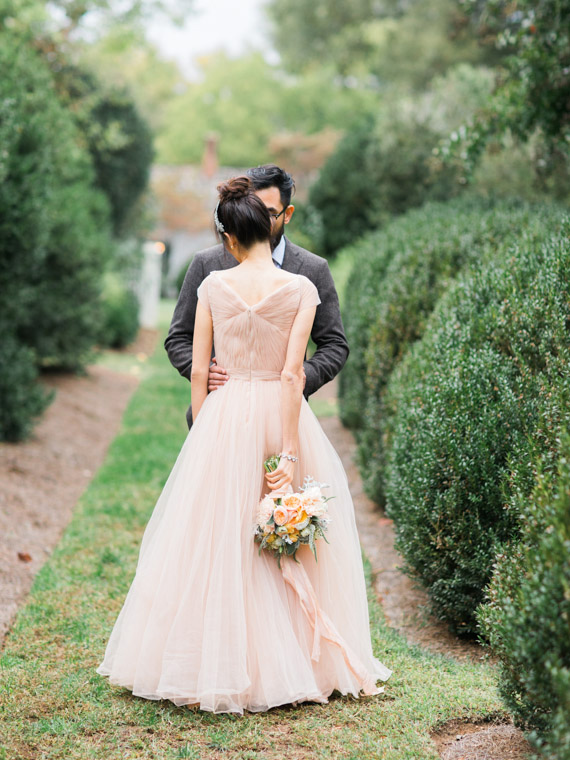 Intimate pastel wedding inspiration  | Photo by Carrie Coleman Photography | Read more -  https://www.100layercake.com/blog/?p=84115