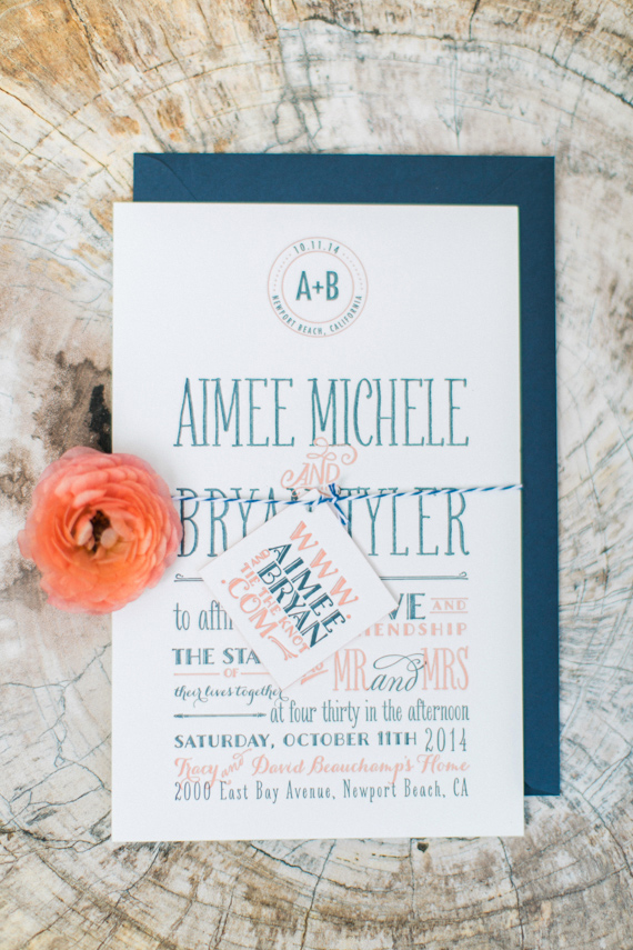 Modern nautical wedding | Photo by Troy Grover Photographers | Read more - https://www.100layercake.com/blog/wp-content/uploads/2015/03/Modern-nautical-wedding