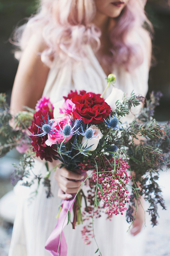 Bohemian bridal inspiration | Photo by  Alixann Loosle Photography | Read more -  https://www.100layercake.com/blog/wp-content/uploads/2015/03/Peruvian-bridal-and-floral-inspiration
