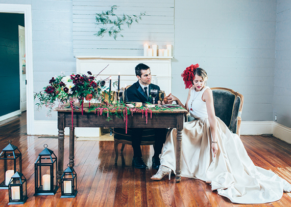 Moody spring wedding inspiration | Photo by Five For Love Photography | Read more -  https://www.100layercake.com/blog/wp-content/uploads/2015/04/moody-spring-wedding-inspiration