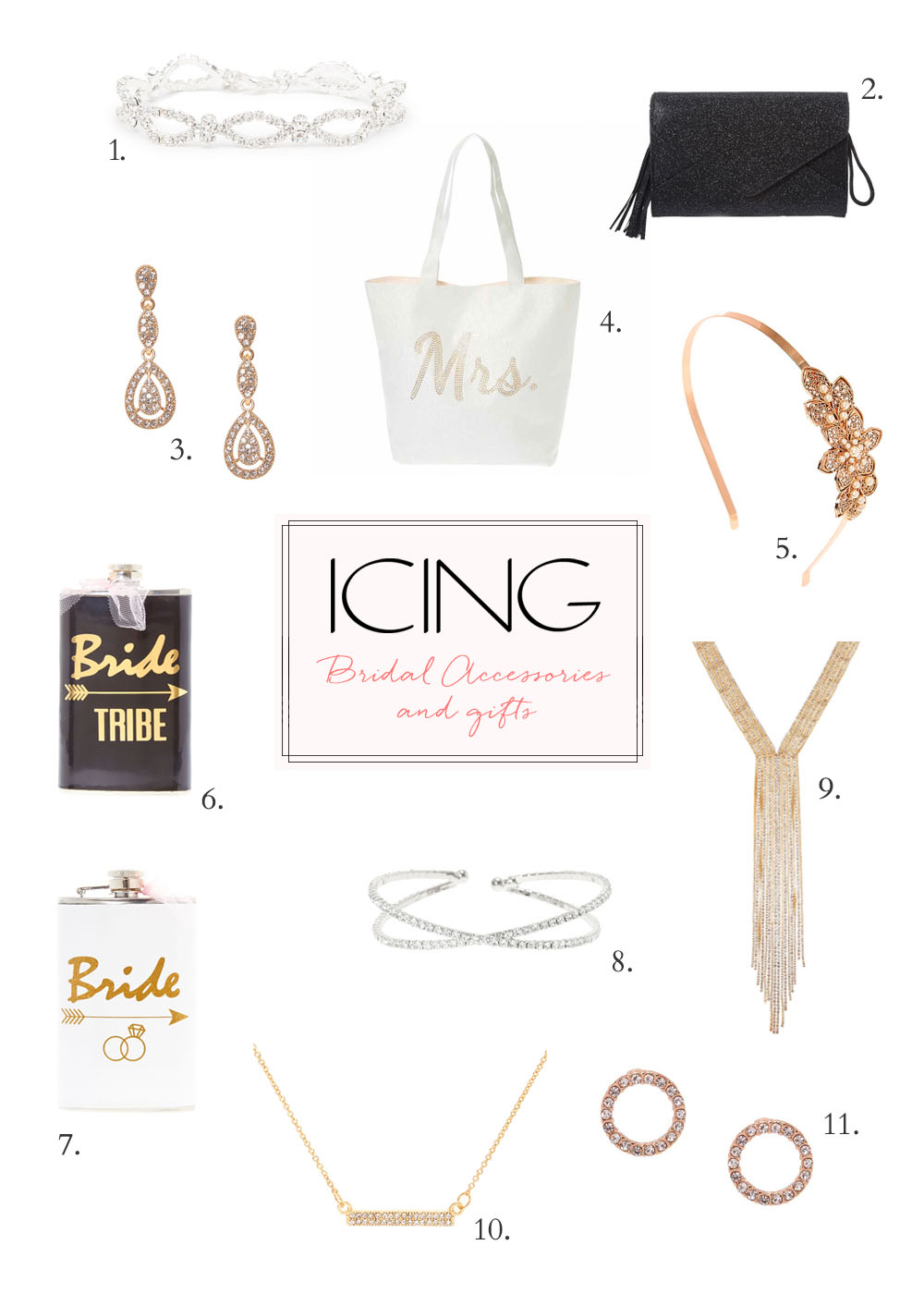 Icing bridal accessories Bridal gifts 100 Layer Cake