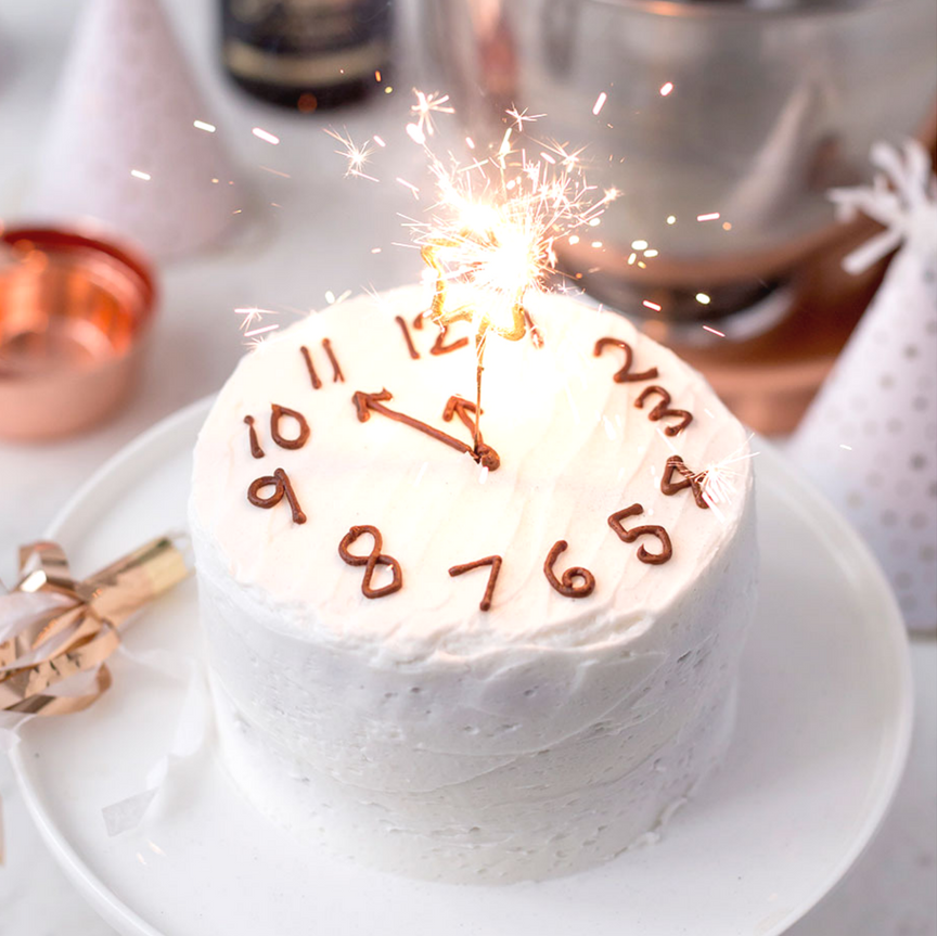 How to decorate for a New Years Eve party 100 Layer Cake