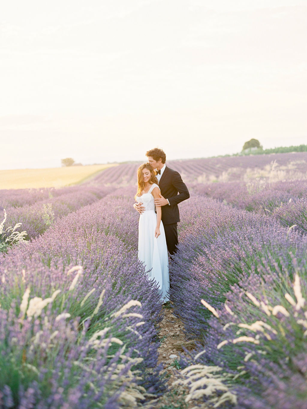 Lavender French wedding