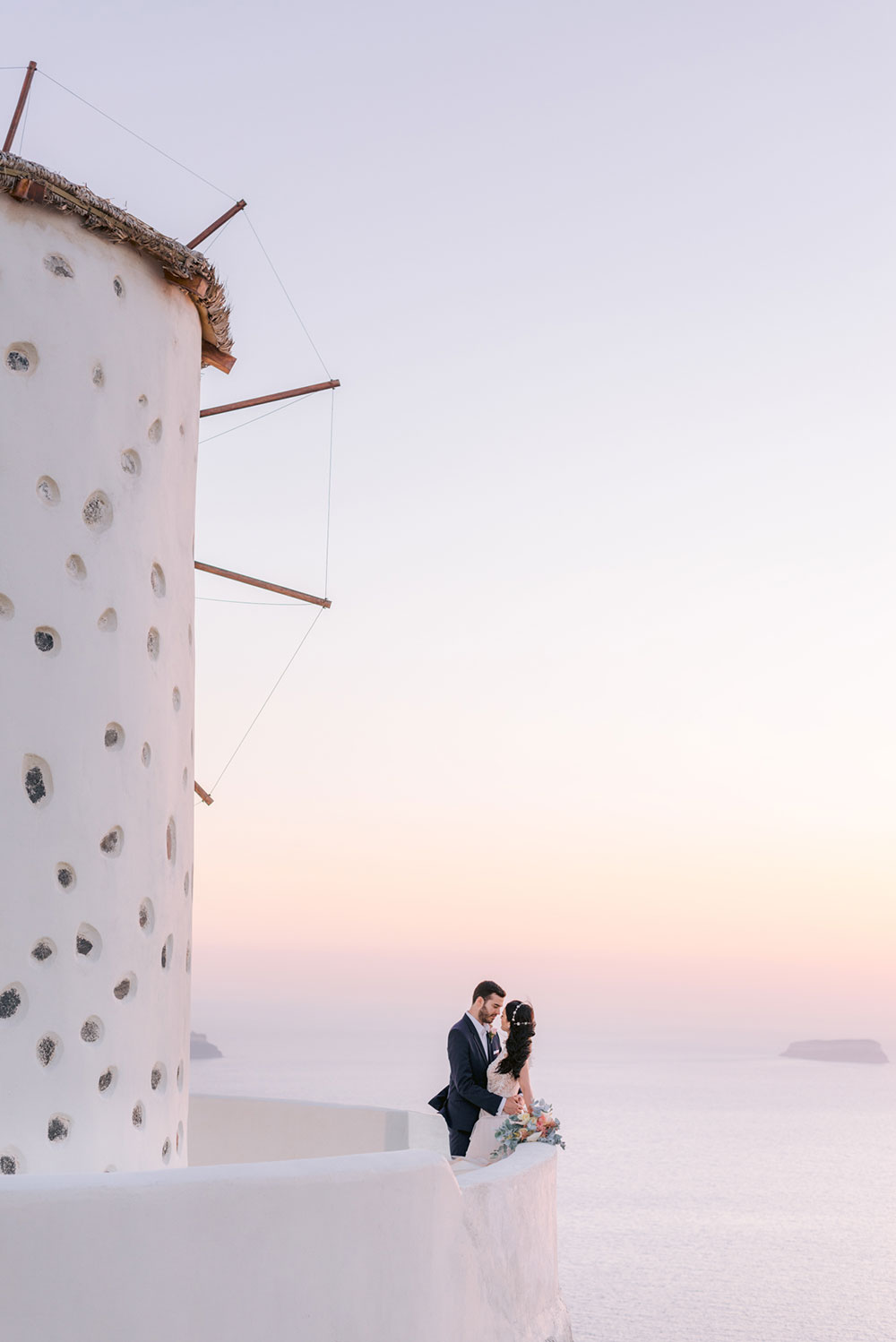 Santorini Greece elopement
