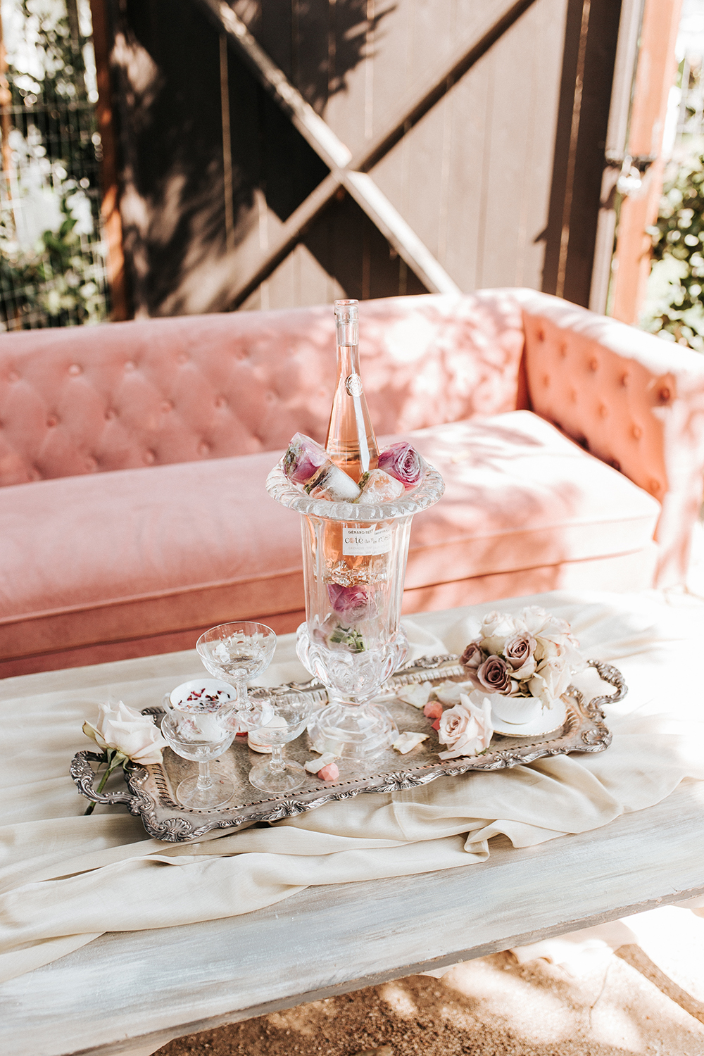 Pink, vintage "Tipsy tea party" bridal shower Bachelorette + Shower