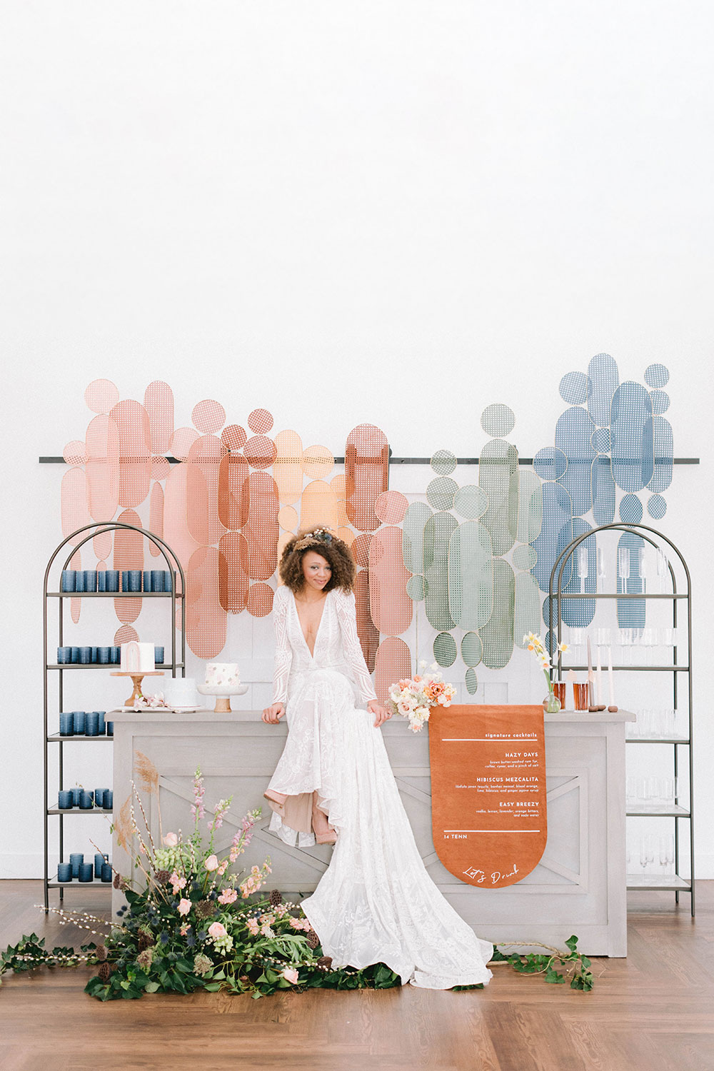 Colorful wedding inspiration at the Modern Love Event in Nashville