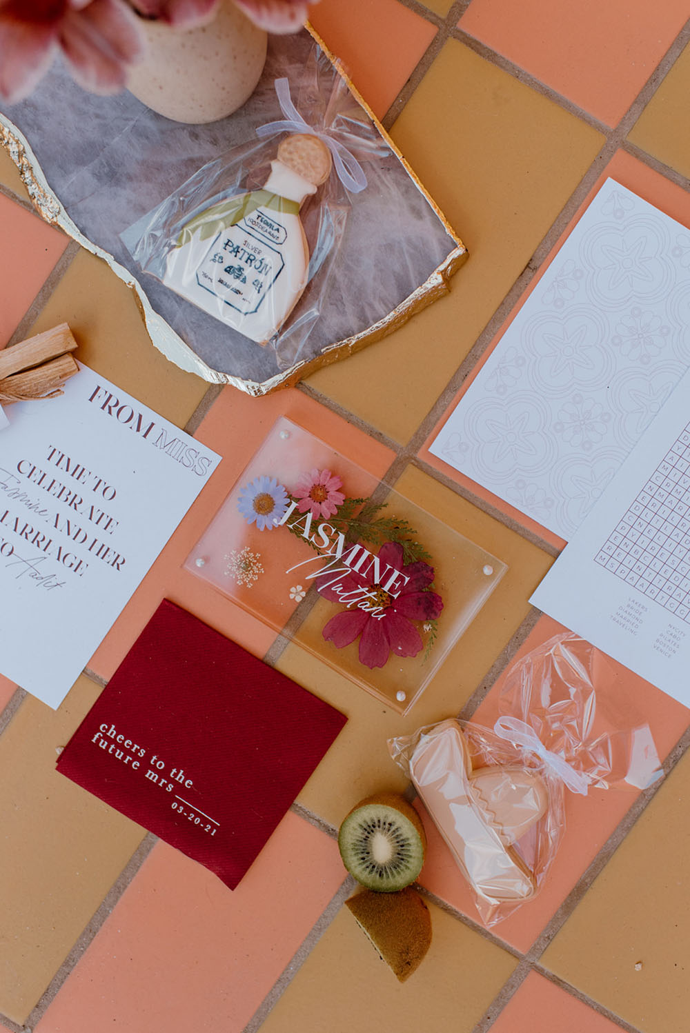 Desert bridal shower at a stunning Airbnb in Morongo Valley