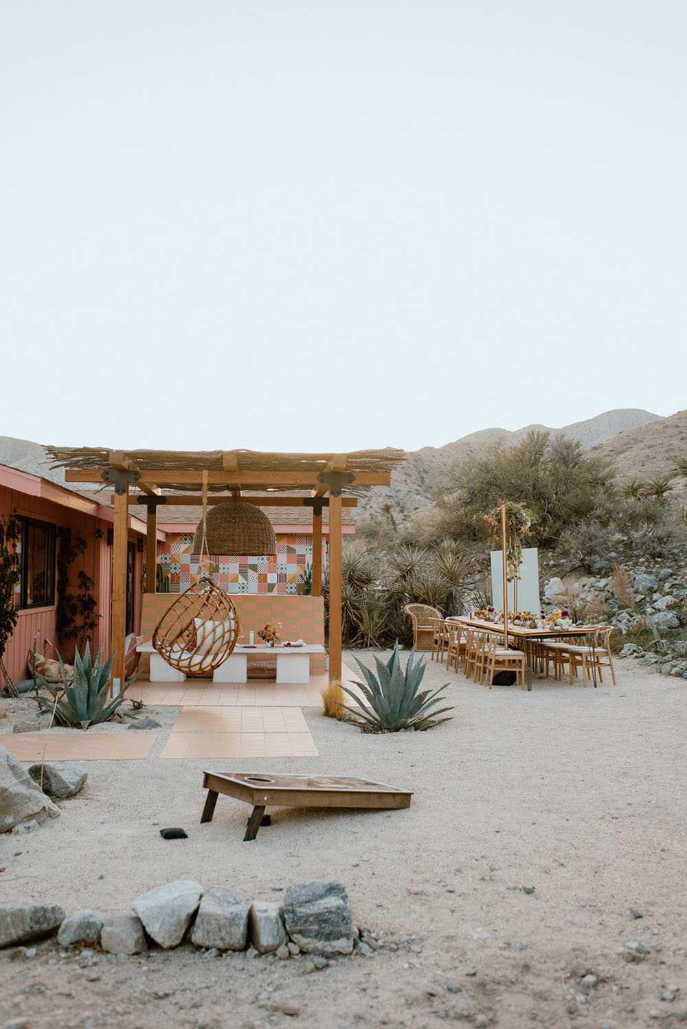 Airbnb desert bridal shower