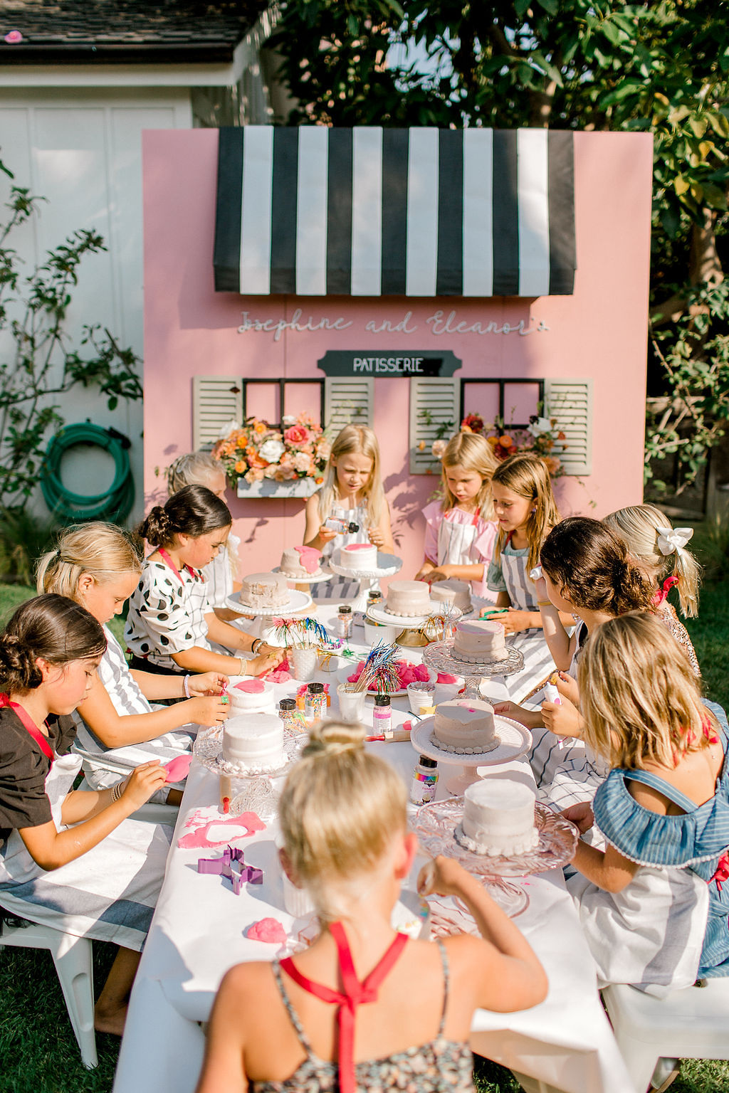 French Patisserie themed kids birthday party