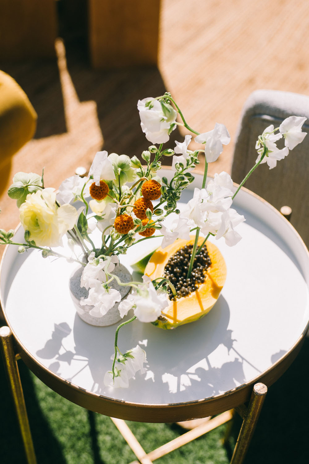 Citrus inspired wedding ideas